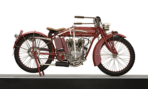 1917 Indian 7hp Powerplus motorcycle on display 170420