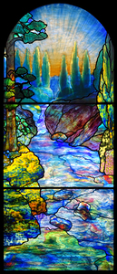 Stained glass Battell Chapel Norfolk CT USA 252145