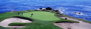 Golfers 8th Green Pebble Beach Golf Carmel CA 26948