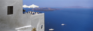 White homes along Water Santorini Island Greece 65974