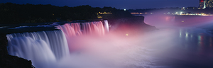 Niagara Falls at night New York State USA 69039