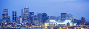 Cityscape at dusk Denver Colorado USA 75913