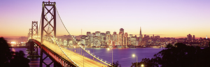 Sunset Bay Bridge San Francisco California USA 79451