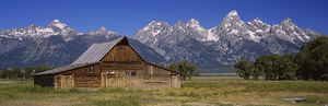Old barn on a landscape Grand Teton National Park Wyoming USA 85436