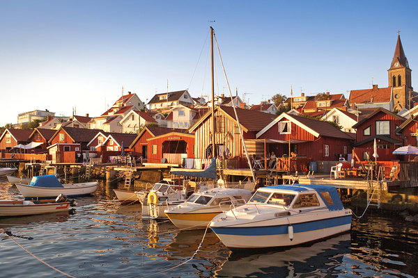 Village of Fjallbacka Bohuslan Coast Sweden 170933 Print