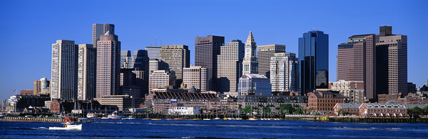 Skyline Cityscape Boston Massachusetts USA 38723 Print