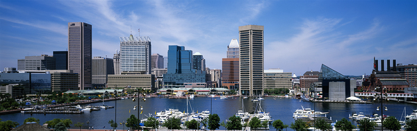 Inner Harbor Baltimore Maryland USA 46152 Print