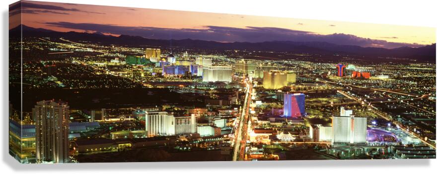The Strip Las Vegas Nevada USA 70492 Canvas Print
