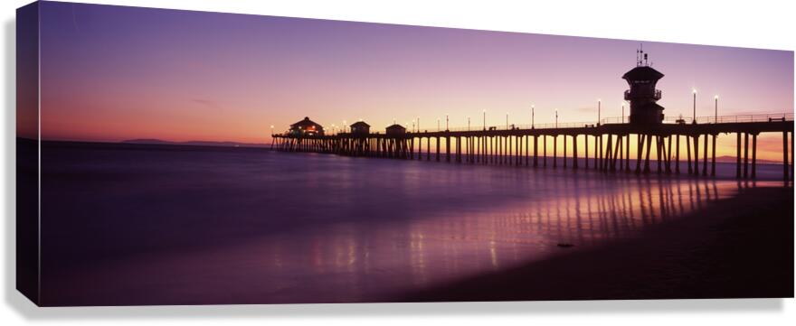 Huntington Beach Pier Orange County CA USA 125154 Canvas Print