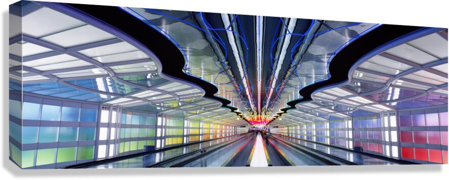 Chicago OHare Airport Terminal Interior 76928 Canvas Print