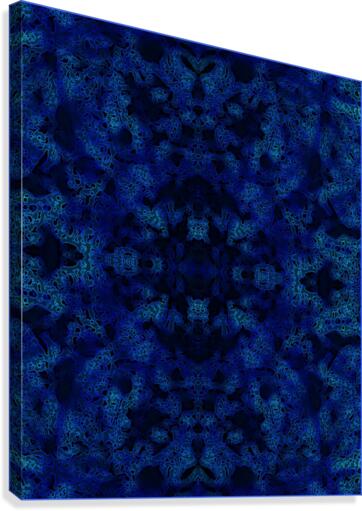BLUE MANDALA Canvas Print