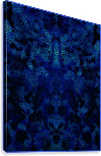 BLUE WOLF Canvas Print