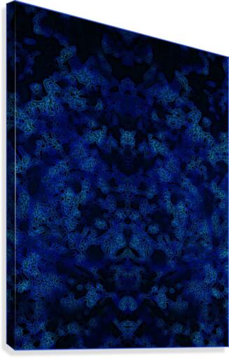 BLUE BEAR Canvas Print