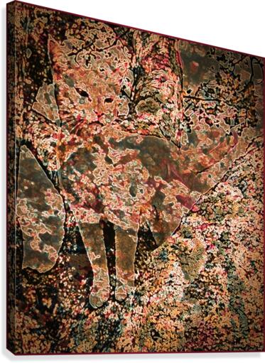 MY DEEP CAT Canvas Print