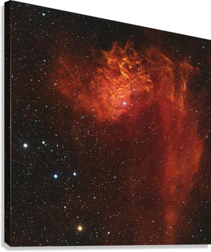 Flaming Star Canvas Print