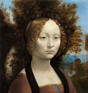 Leonardo da Vinci   Ginevra de  Benci 