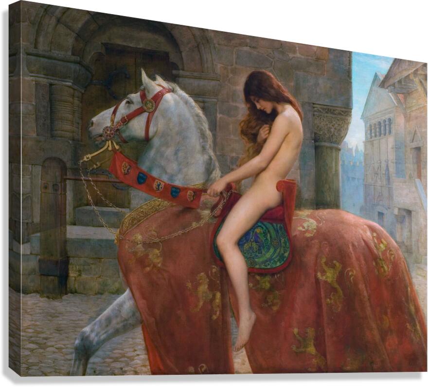 Lady Godiva by John Collier    Canvas Print