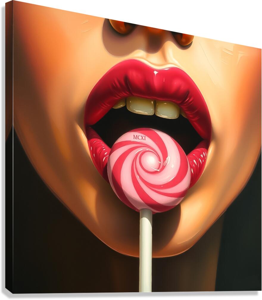 BEAUTIFUL LIPS 2 Canvas Print