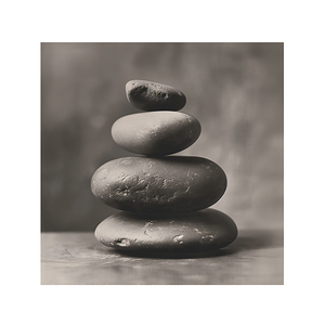 A pile of stacked stones