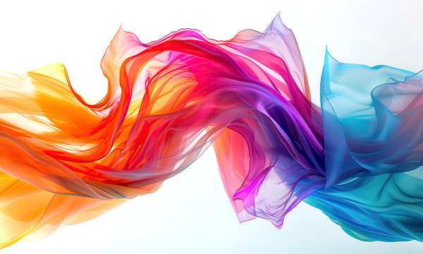Colourful organza fabrics by iRT