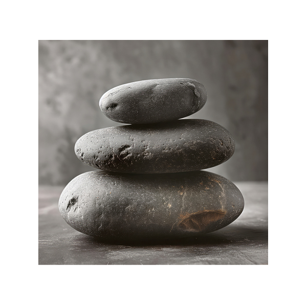 A pile of stacked stones by iRT