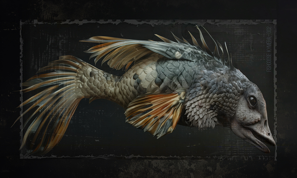 Chimera animal half-fish half-goose by iRT
