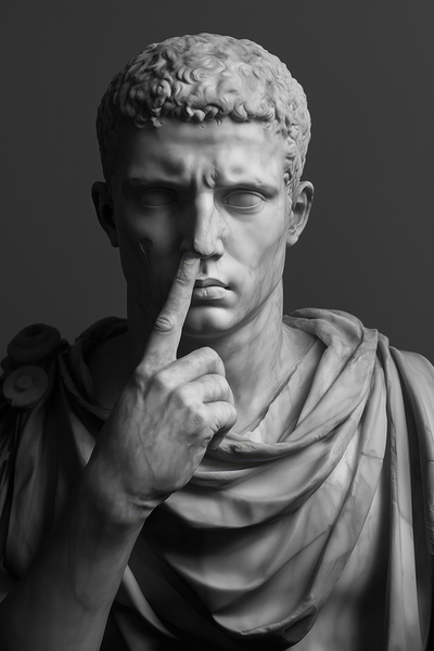 Marble statue of Roman senator by iRT