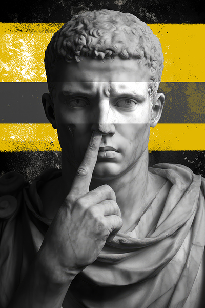 Marble statue of Roman senator by iRT