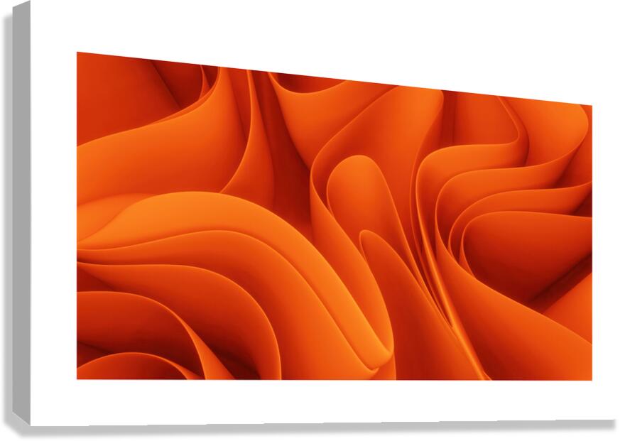 Abstract orange background Canvas Print