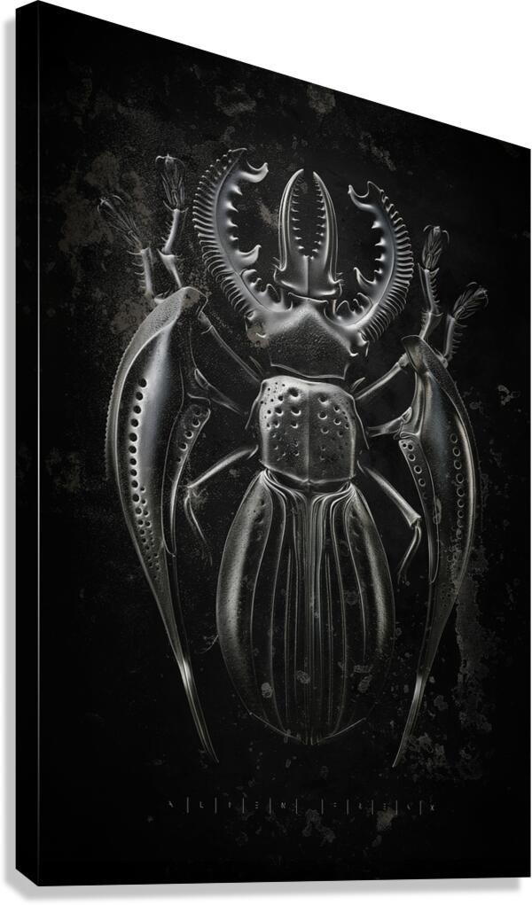 Alien bug Canvas Print