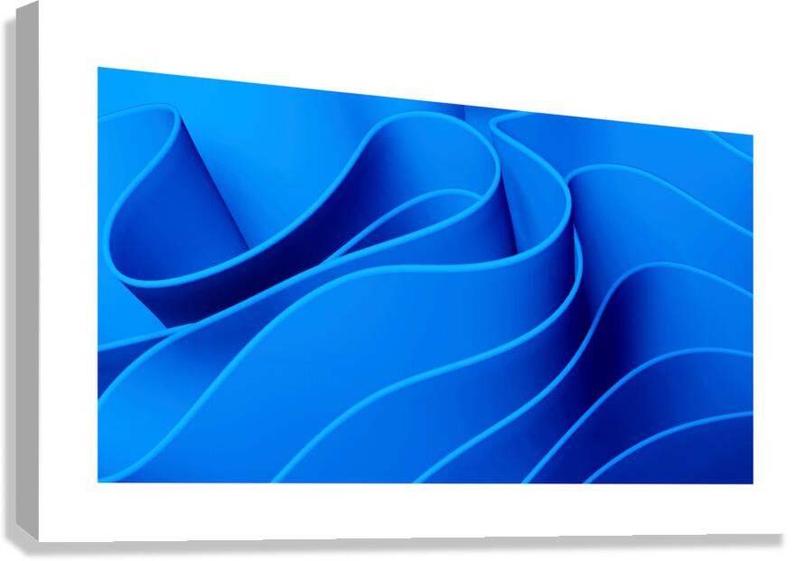Abstract blue background Canvas Print