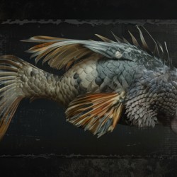 Chimera animal half-fish half-goose