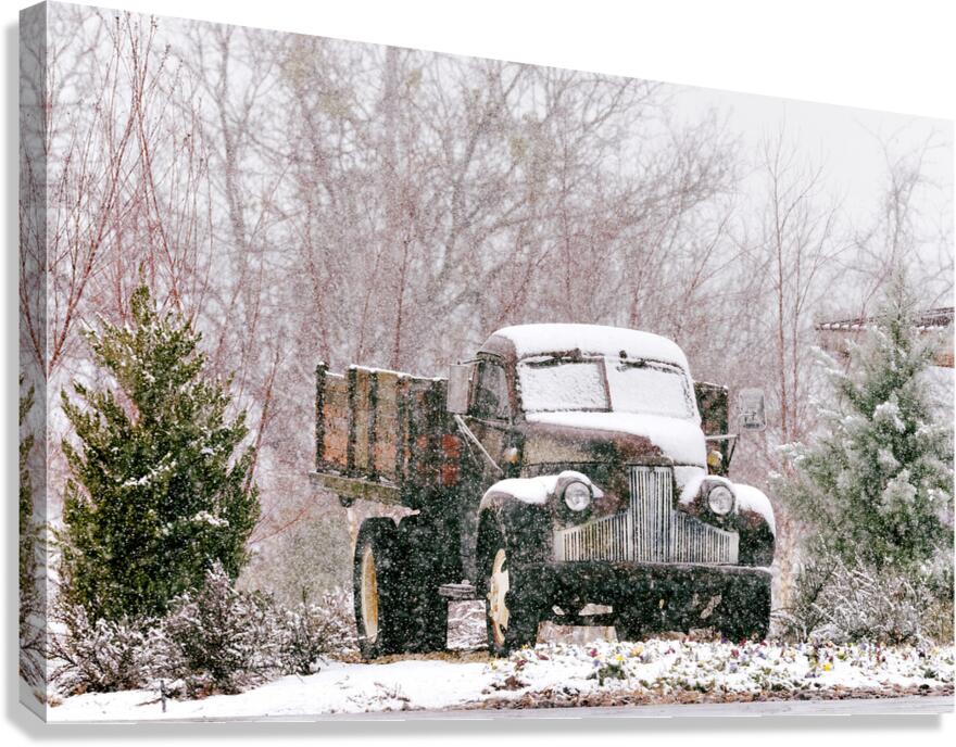 Studebaker in Winter Canvas Print