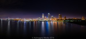 Milwaukee Skyline of Color