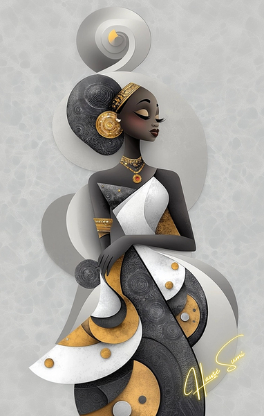 Her Spirit Swirls in Silence by Hawse Sumi