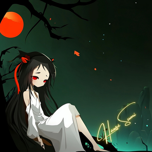Red Moon Reverie by Hawse Sumi
