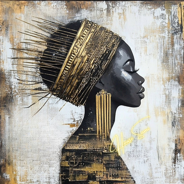 Crowned in Steel & Silence by Hawse Sumi