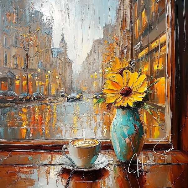 Latte After the Storm by Hawse Sumi