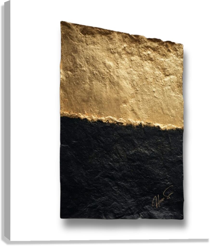 Gilded Divide Canvas Print