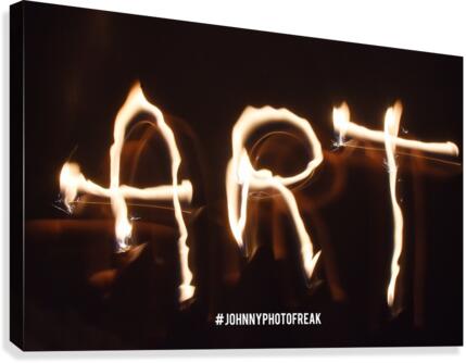 Fire Art Canvas Print