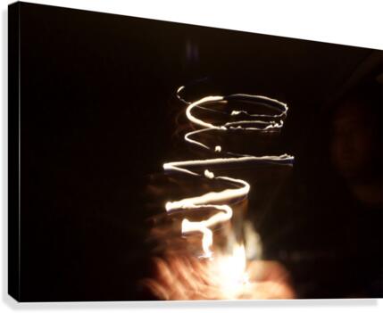 Fire twisted  Canvas Print