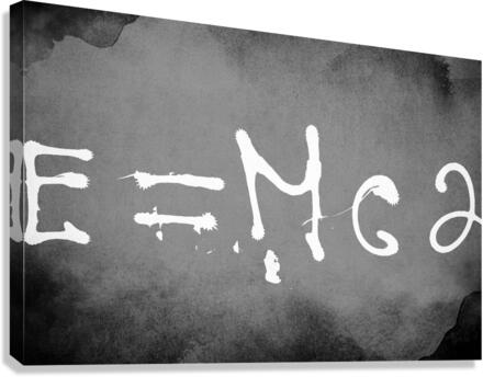 E=mc2 Canvas Print