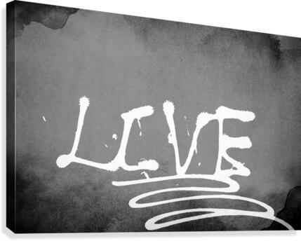 Live  Canvas Print