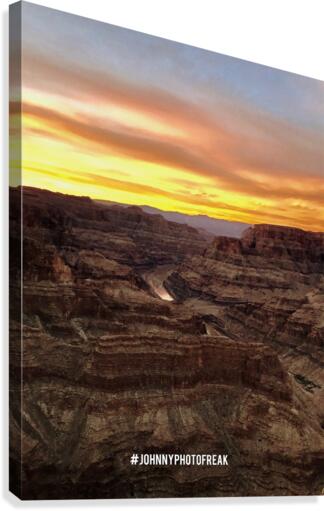 Canyon Sunset Canvas Print