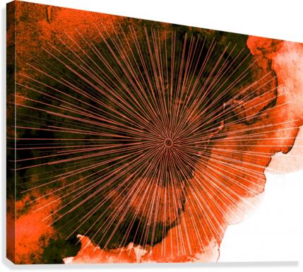 Red ink  Canvas Print