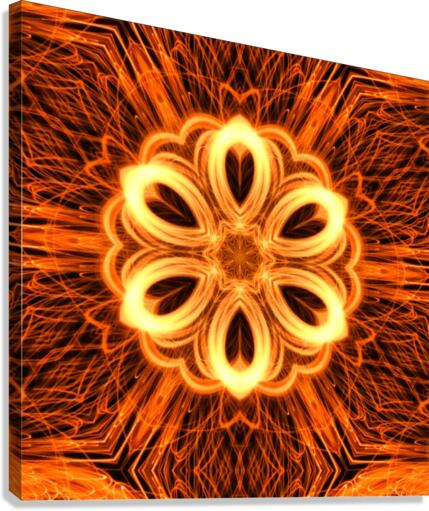 FireFlake Digital 6 Canvas Print