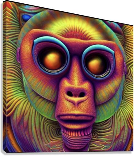 Monkey Dew  Canvas Print