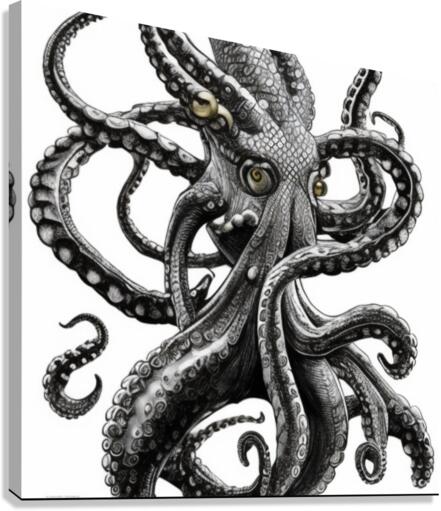 Squid  Canvas Print