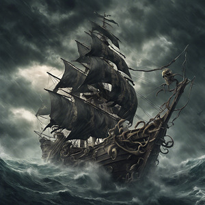 A Pirate Ship Discovers a Hidden Treasure