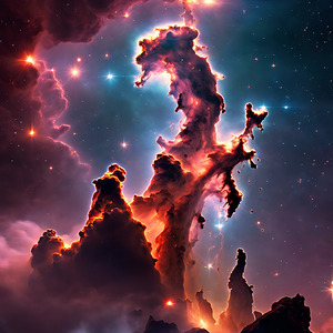  realistic space galaxy stratosphere photo